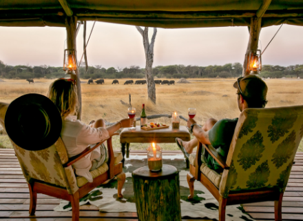 Game viewing from camp